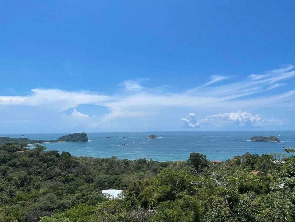 View Manuel Antonio National Park, Cathedral Point, and the Pacific coastline