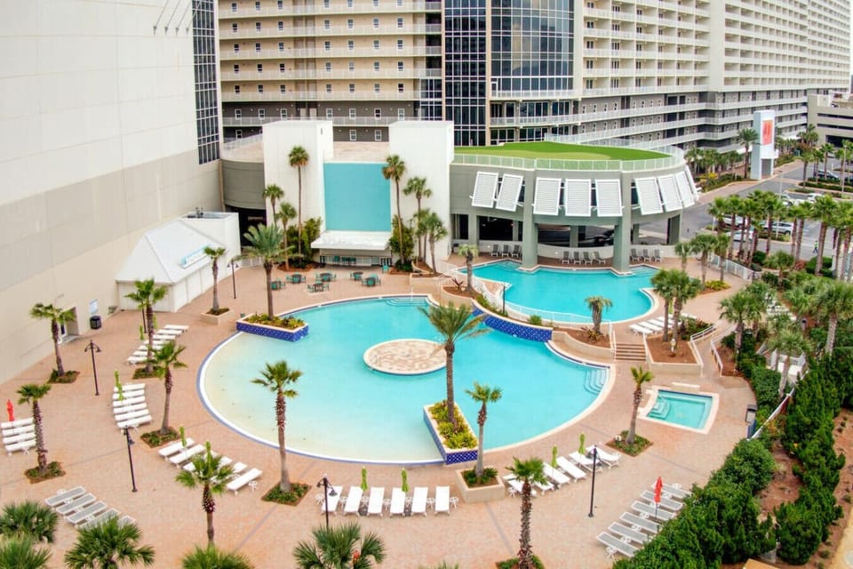 One of Five Pools at Laketown Wharf Resort: Main Floor Pool/Hot Tub