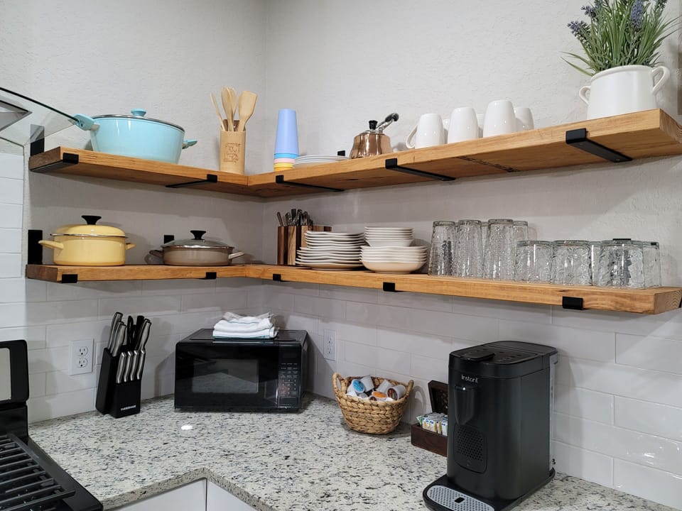 Fully stocked Kitchen.