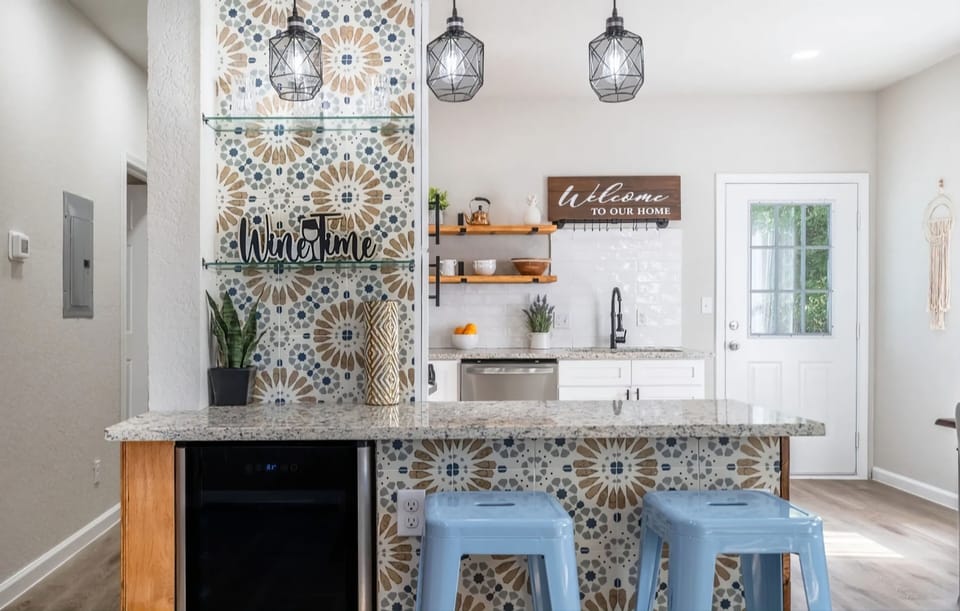 Stylish home with a decorator's touch.