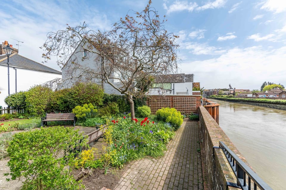 Communal garden in street