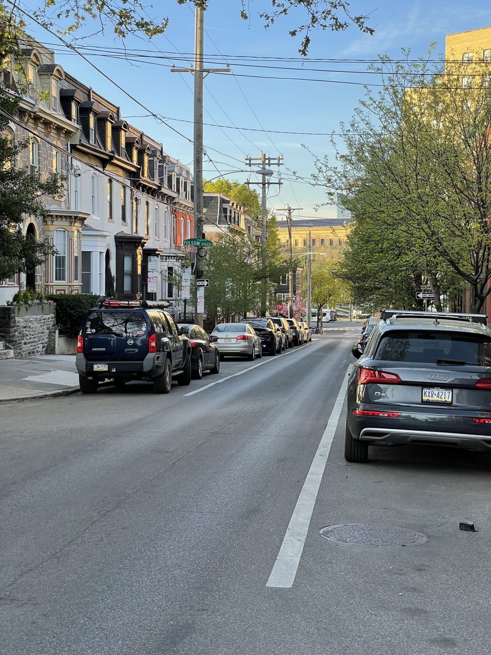 Street facing the art museum building