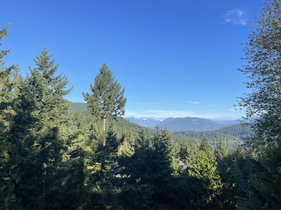 View from master bedroom