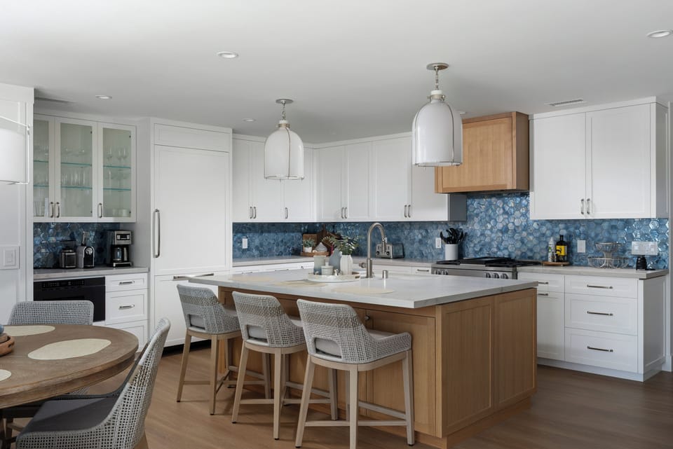 Gourmet kitchen with two dishwashers. 
