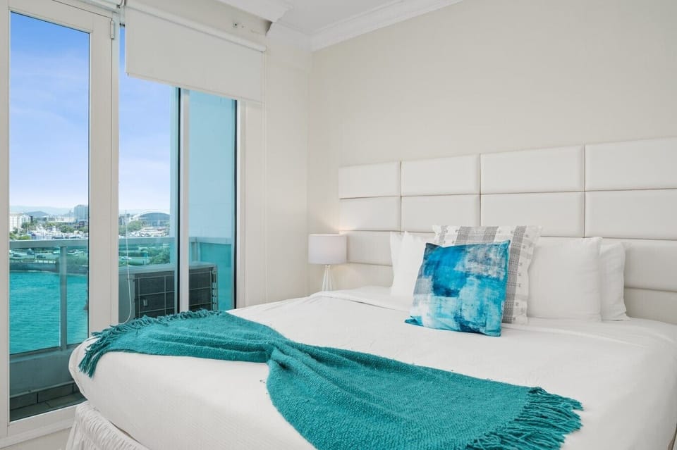 Bed with amazing view