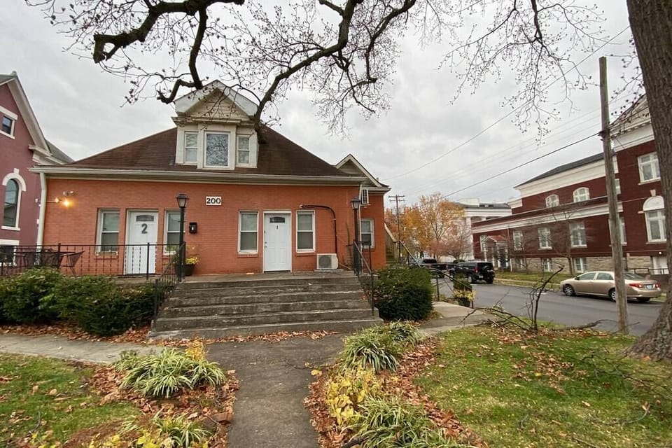 outside of building