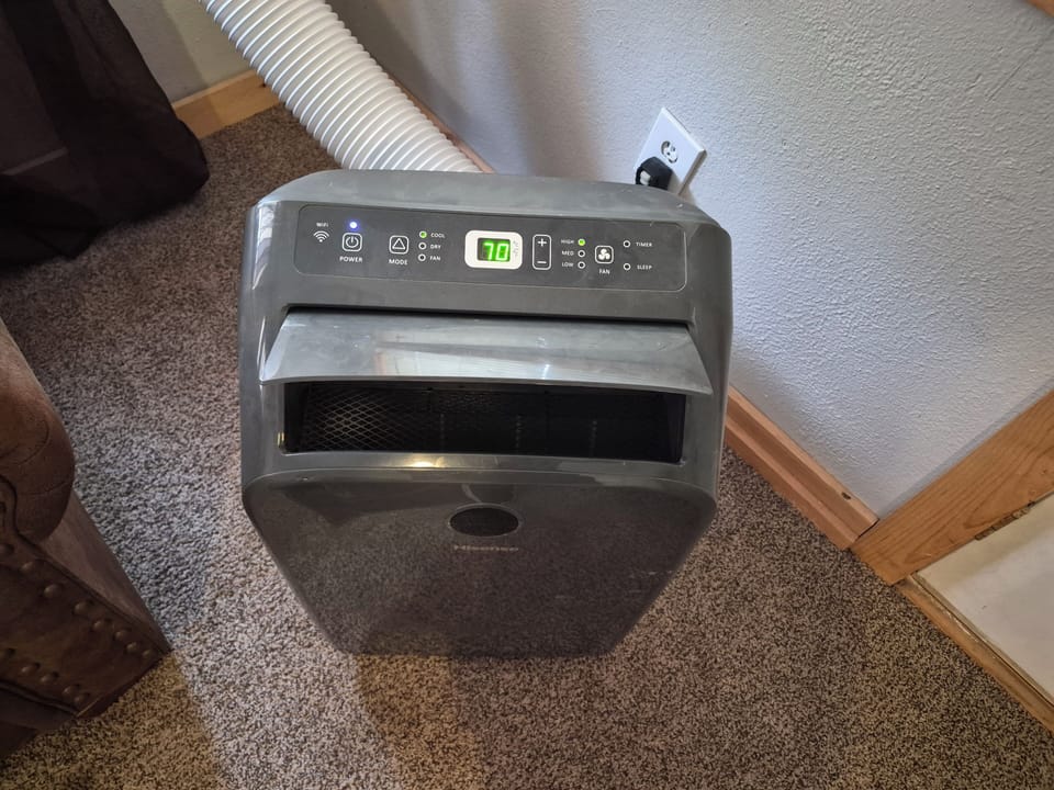 indoor, room size air conditioner, closeup, undetermined