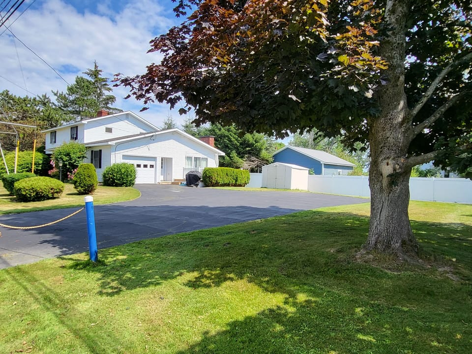 Large driveway 