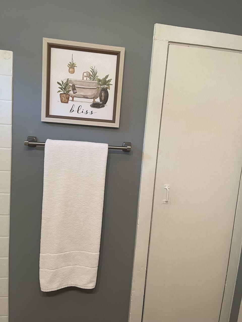 Bathroom linen closet