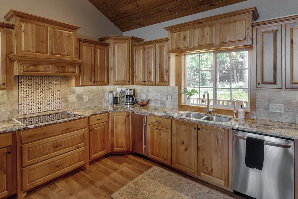 Kitchen with full size ice maker