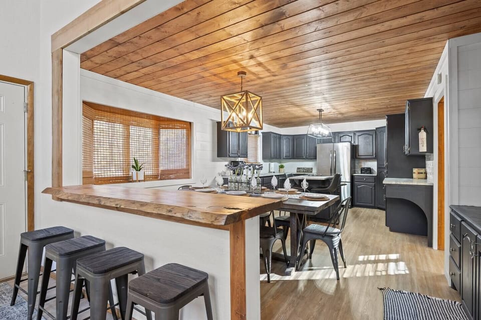 Kitchen view from Main Lower Level Living Area