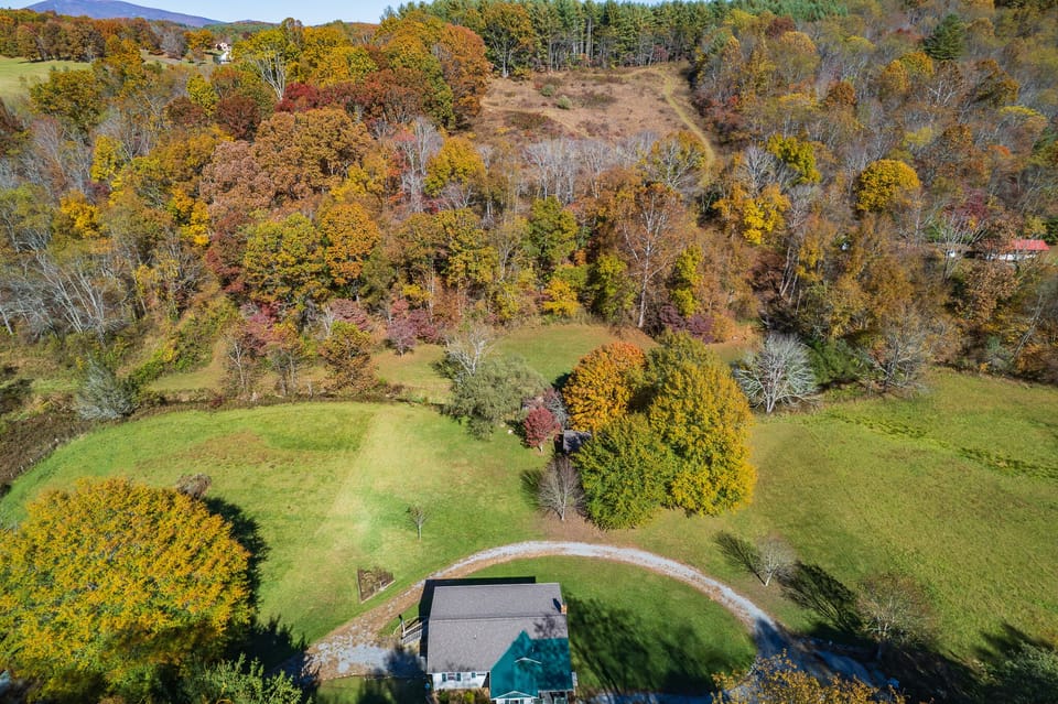 Your private mountain retreat surrounded by vibrant fall colors and nature