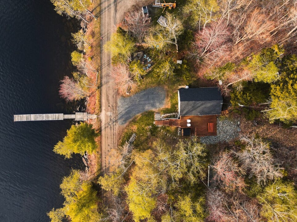 Your private dock connects the cottage directly to miles of open water.