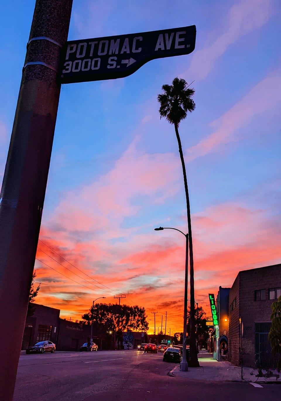 Foot of street! 🌴