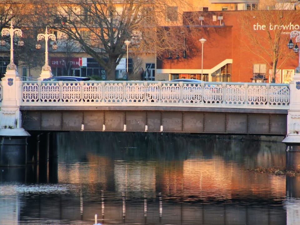 Brewhouse Theatre from the river