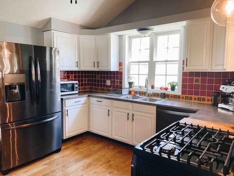 Fully-equipped kitchen.