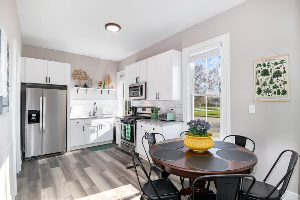 Fully stocked kitchen with cookware and all the essentials