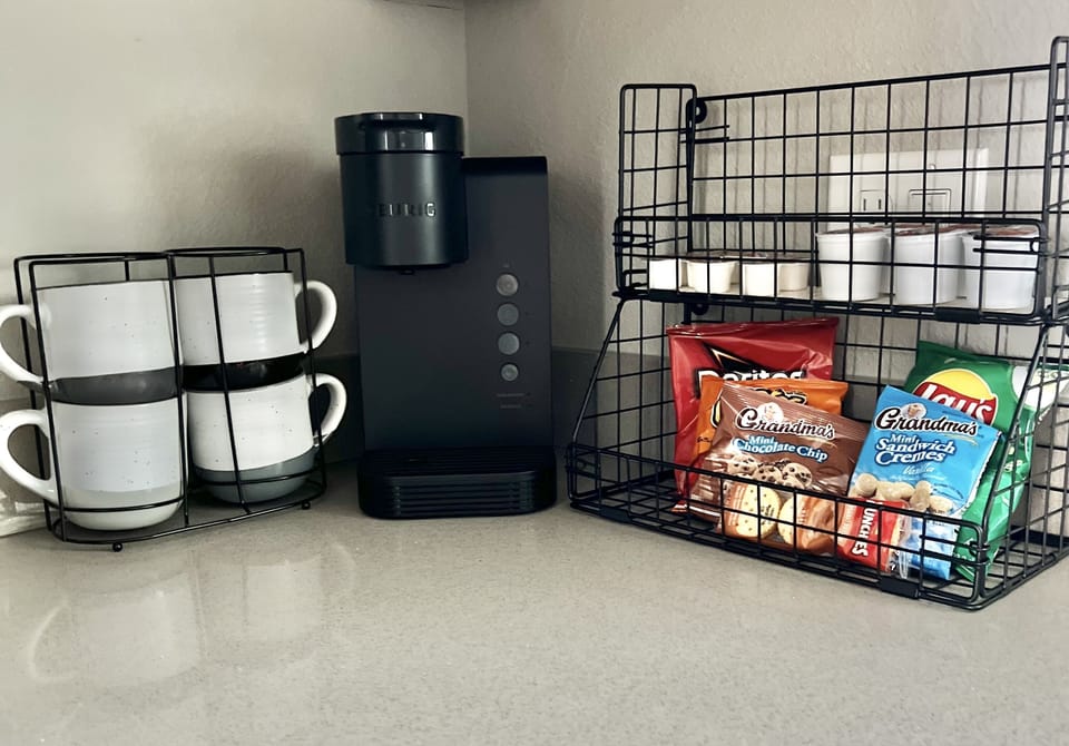 Complimentary Coffee and Snack Bar
