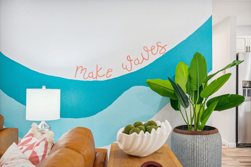 Make waves with your friends and family in our cozy space