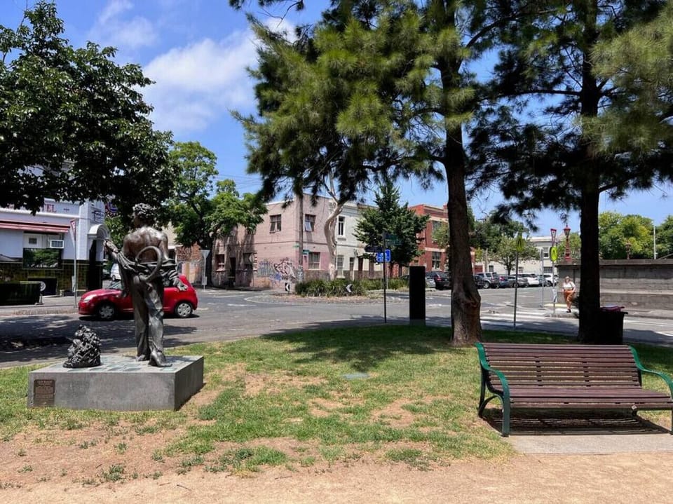 Local park located opposite the Napier Hotel