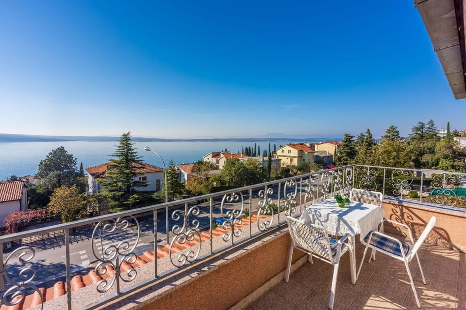 Terrace. Terrace with sea view