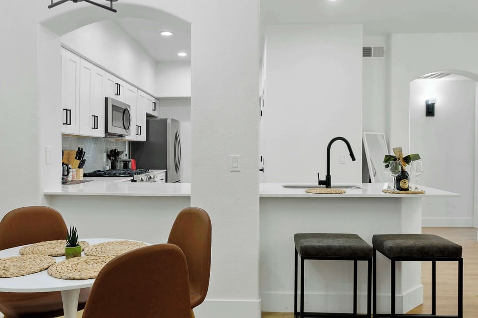 Dining and kitchen
