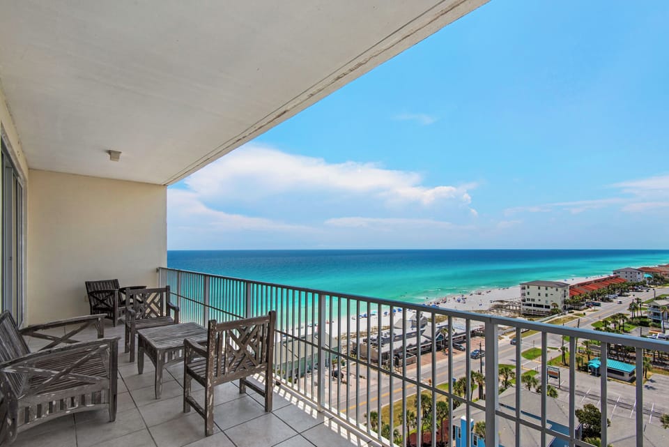 Spacious balcony