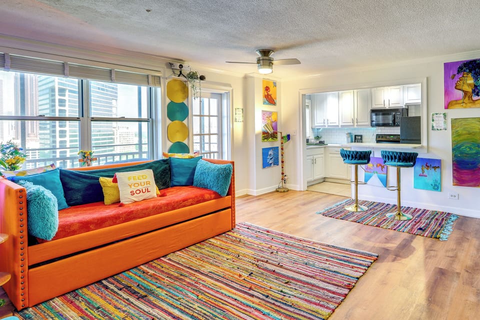 Living Room | Sleeper Sofa | Breakfast Bar