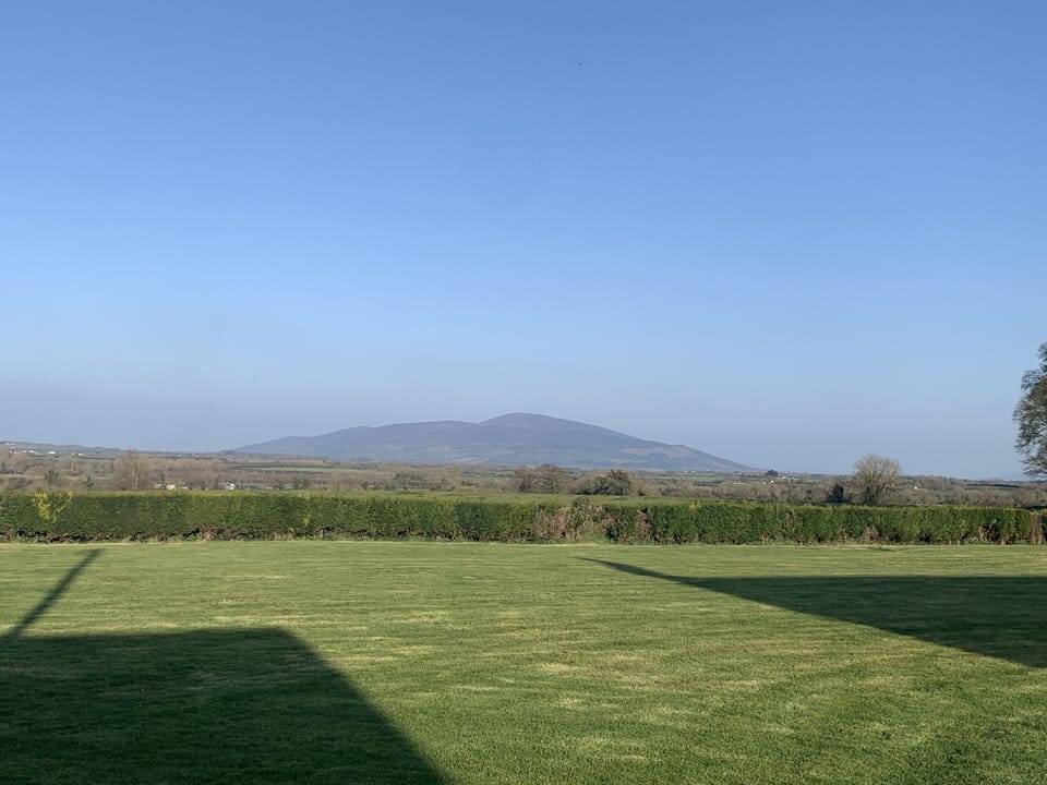 View of Slievenamon mountain from the cottage