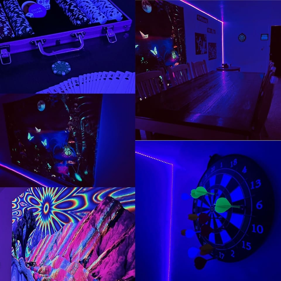 Puff SPACE.  Perfect place to 420 smoke, play darts, poker, and beer pong. 