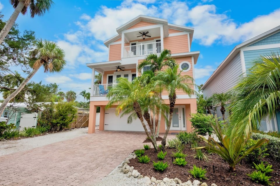 Welcoming exterior of the home