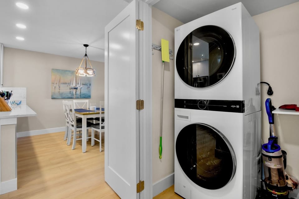 Laundry area with washer and dryer