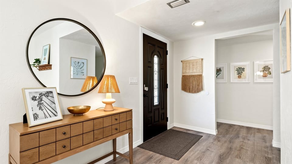 The heart of the home—this living room features soft seating, tasteful decor, and a calming atmosphere.