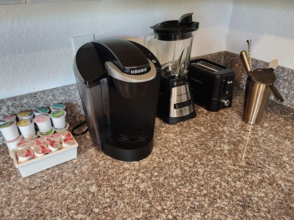 But first, coffee