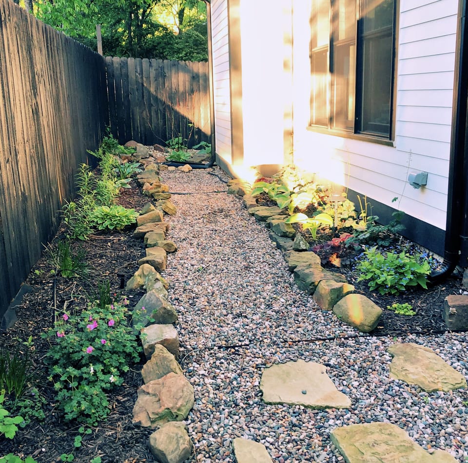 Back Garden behind Guest House/Studio