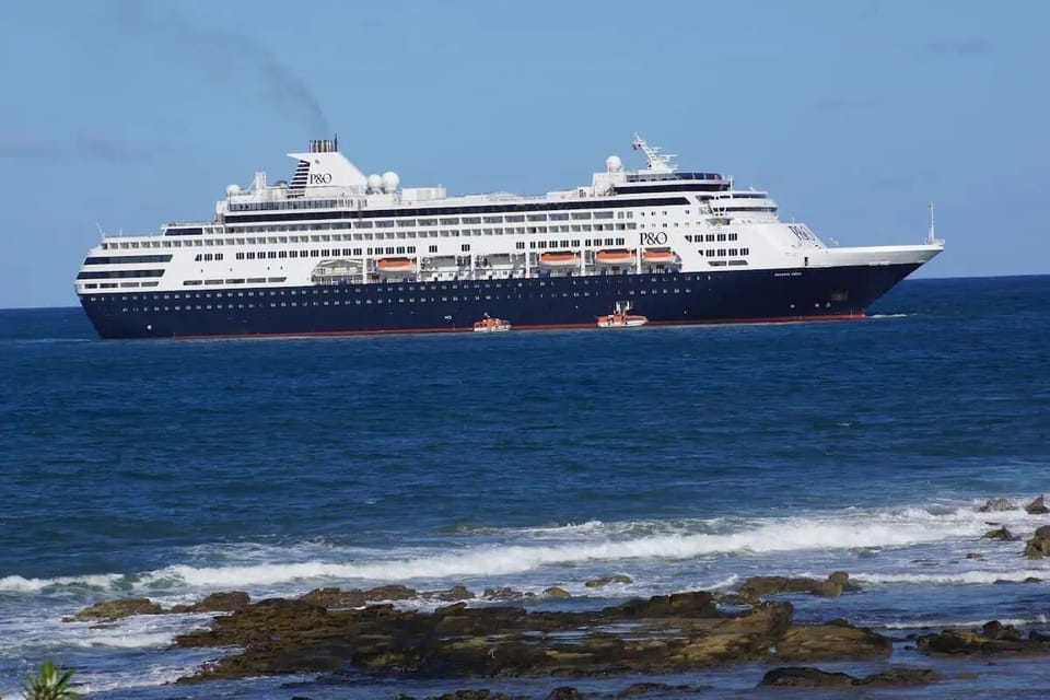 Yes before Covid the cruise ships anchored directly in front of the apartment. 