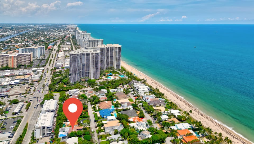 Aerial | Showcasing proximity to beach