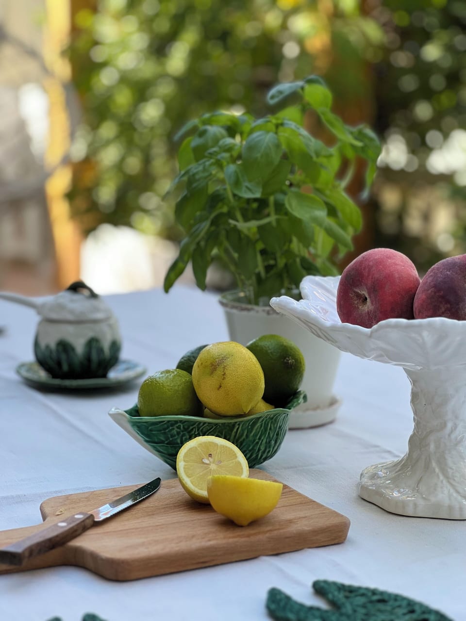 Outside breakfast
