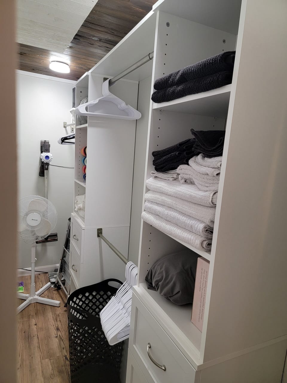 Closet in the Tan room.