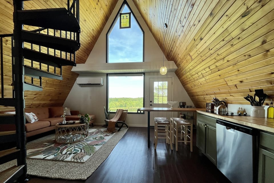 Kitchen and living room