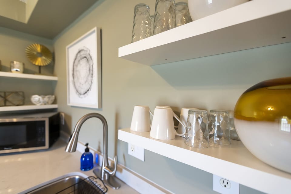 Fully stocked kitchen 