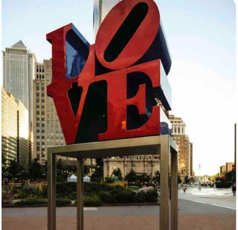 Love Park 15min away from our Airbnb 