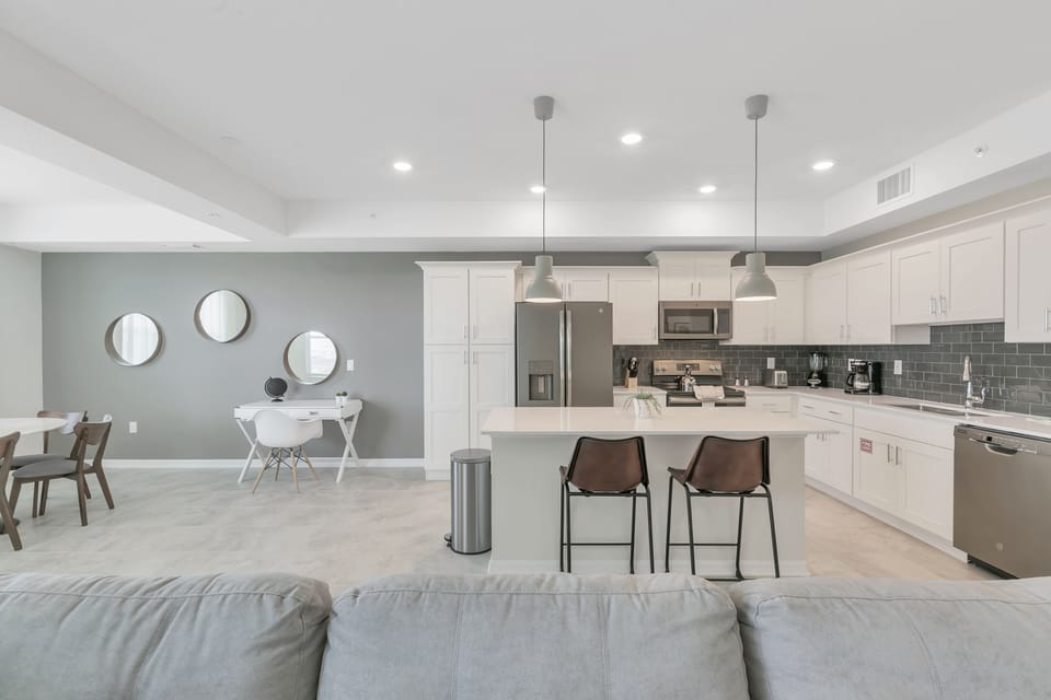 All the condo is perfectly integrated to enjoy family-time.