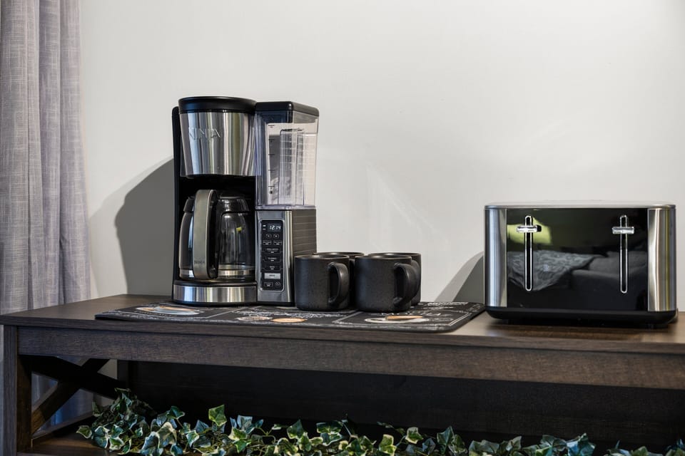 A coffee maker and toaster to elevate your morning routine.