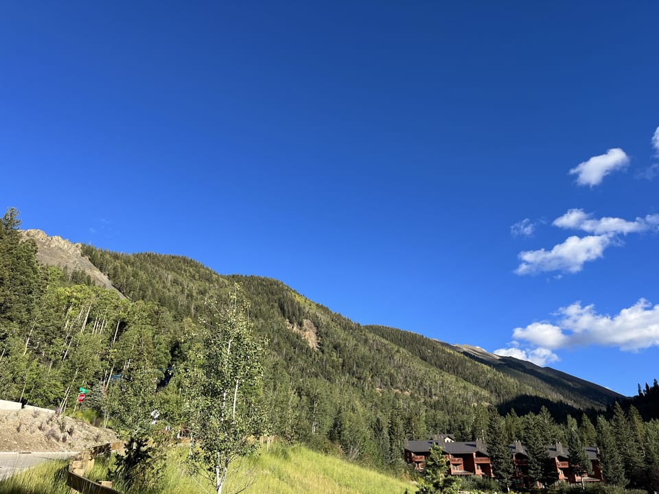 Mountain view from the condo