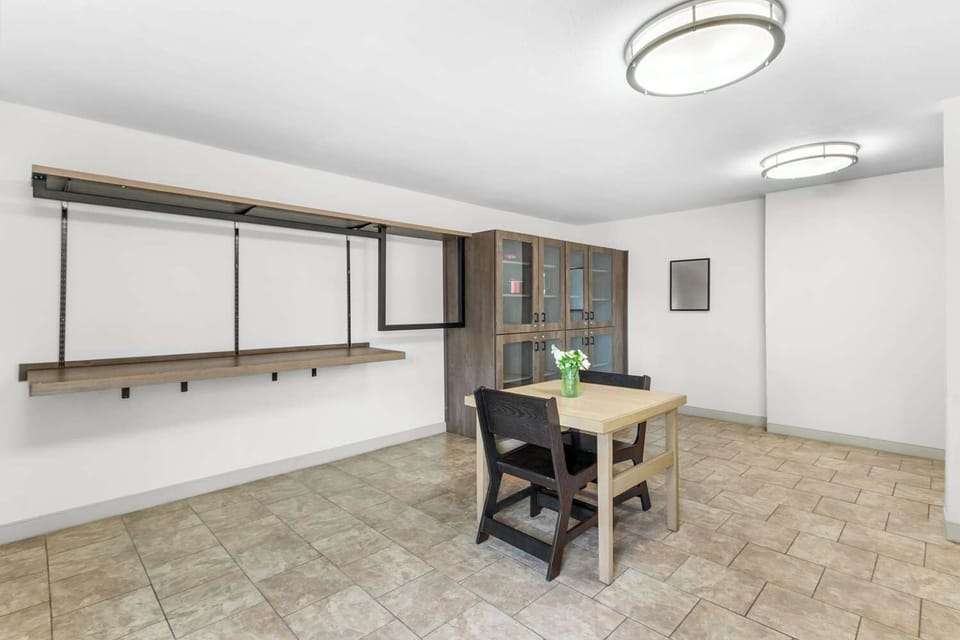 Enjoy extra room to organize luggage and laundry with ease.