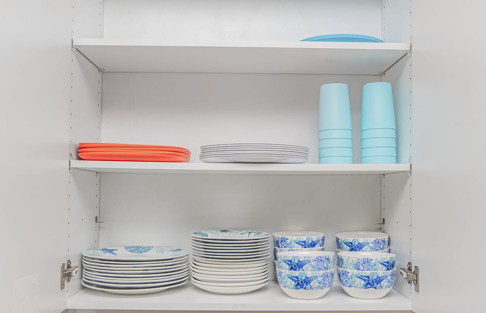 Dinnerware-glass and plastic