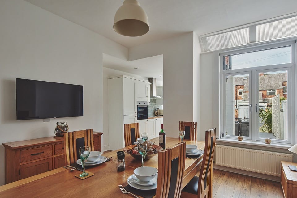 The dining room at Hollie Cottage, Lancashire