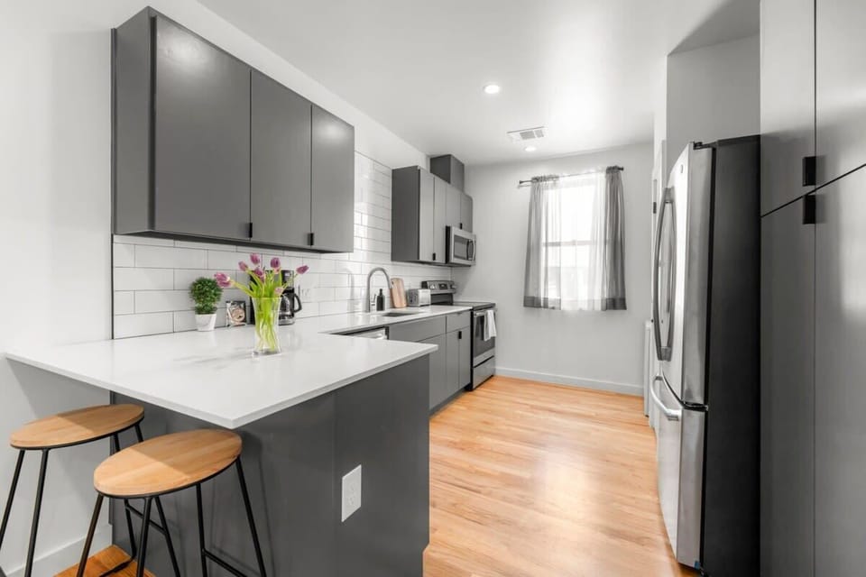 Fully stocked kitchen
