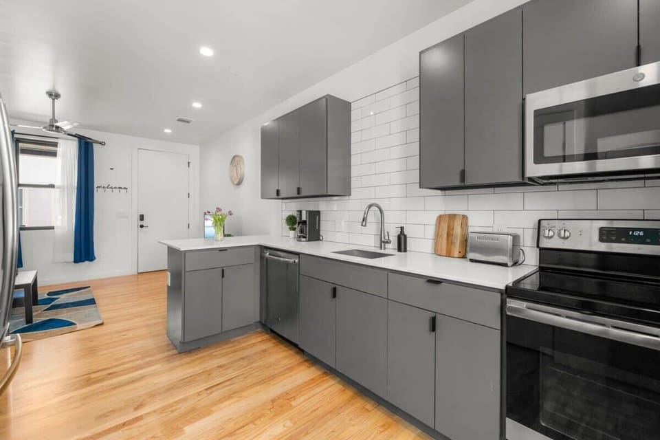 New kitchen with a modern design